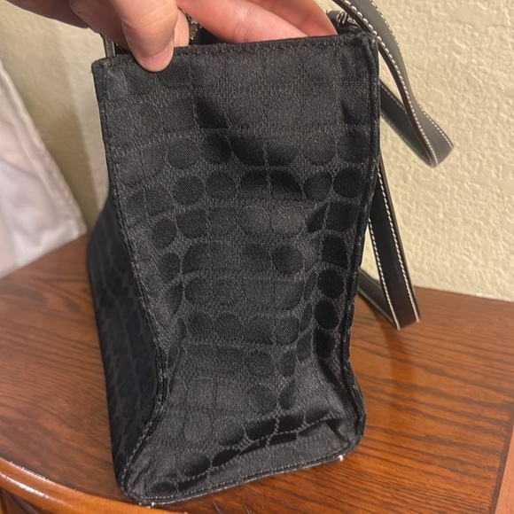 Kate Spade Vintage Authentic shoulder bag black signature print - Picture 4 of 15